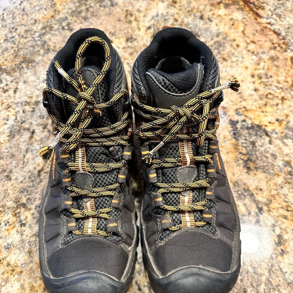 KEEN Mens Targhee Exp Gray Hiking Boots Size 7.5 Medium